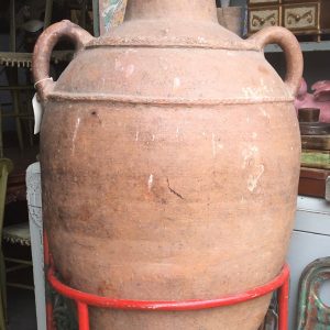 Antique Italian urn on stand. (circa 1870) 75cm high x 50cm wide. Height with the stand 140cm high