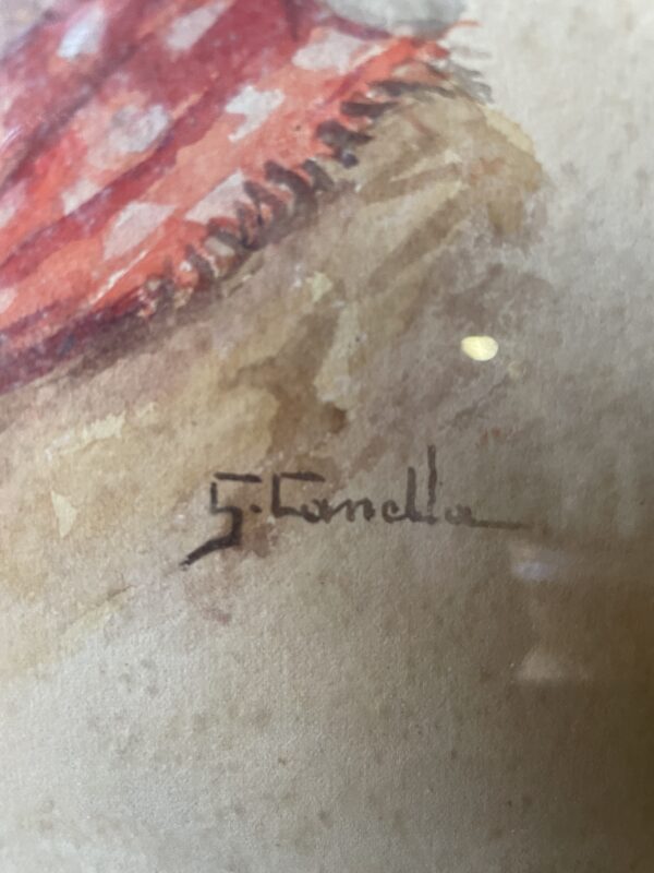 A pair of very fine water colours by Giuseppe Canella. - Image 3