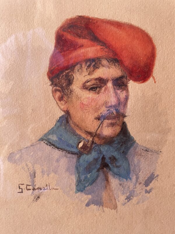 A pair of very fine water colours by Giuseppe Canella. - Image 6