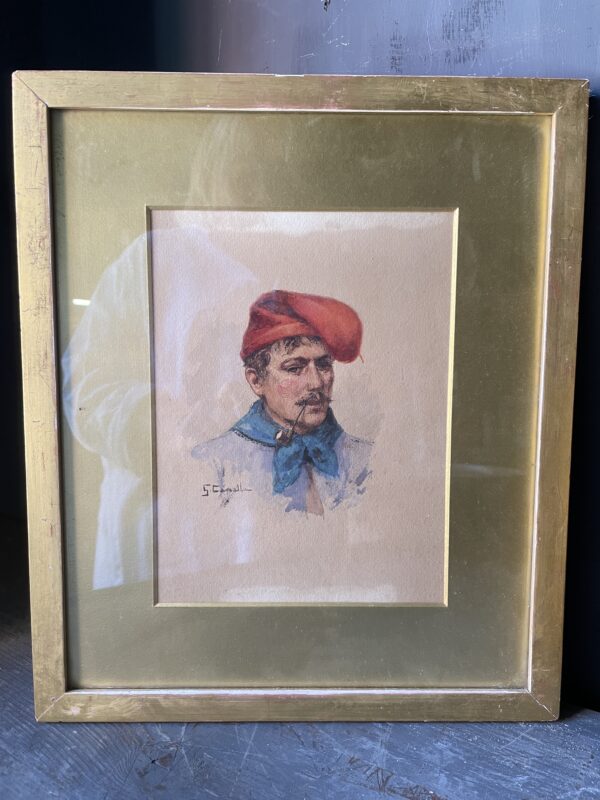 A pair of very fine water colours by Giuseppe Canella. - Image 9