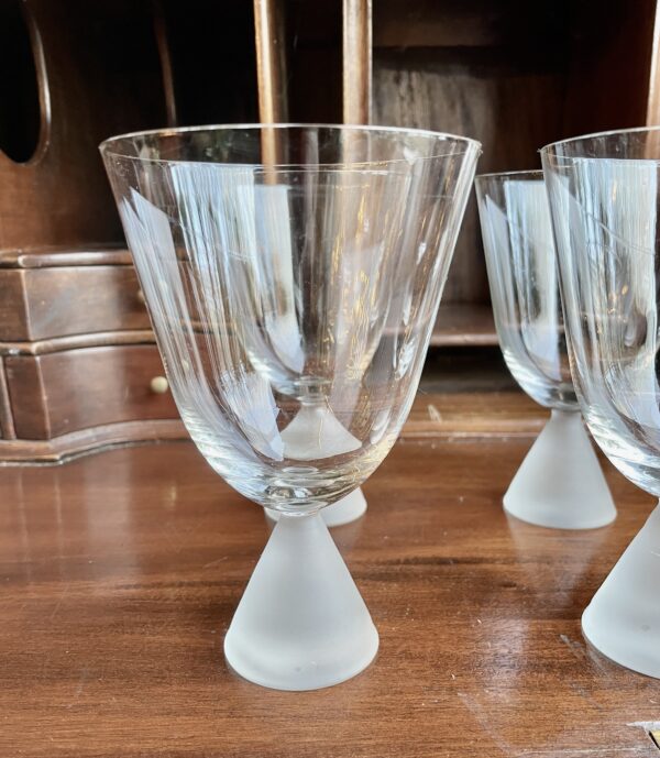 6 crystal Rosenthal Fortuna glasses. - Image 4