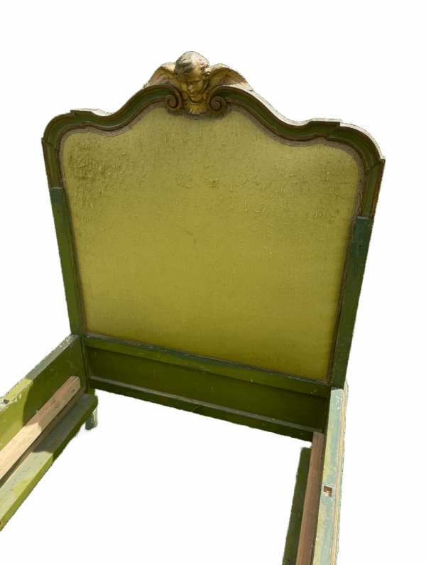 Florentine painted childs bed. (circa 1900)(GHP) - Image 2