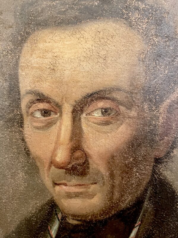 Portrait of 19th century gentleman. Oil on canvas.(OHP) - Image 2
