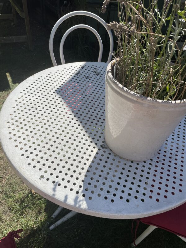Mid-century Italian garden table and chairs.( circa 1960)(GHP) - Image 4