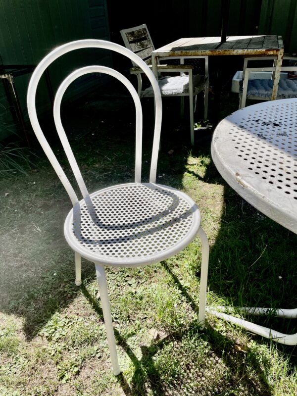 Mid-century Italian garden table and chairs.( circa 1960)(GHP) - Image 3