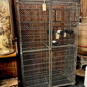19th century, wire wine rack from the Dunford Manor estate, near Midhurst. (NHP)