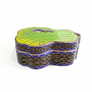 Cloisonné Enamel Trinket Box (Circa 1900) (HP)