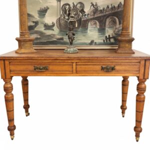 English Mahogany Edwardian Desk