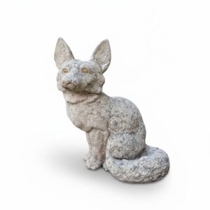 Vintage Stone Cast Fox (NP)