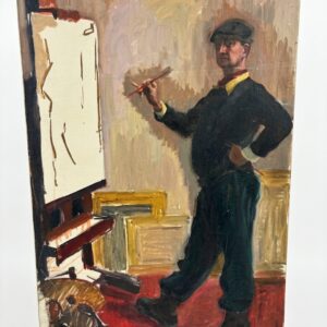 Self portrait by John Whitlock,(Codner AWA) Oil on Canvas (GHP)