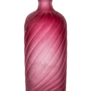 A large Murano Vase in dark pink by Gino Cenedese, signed on the base. (40cm high 16" approx.)